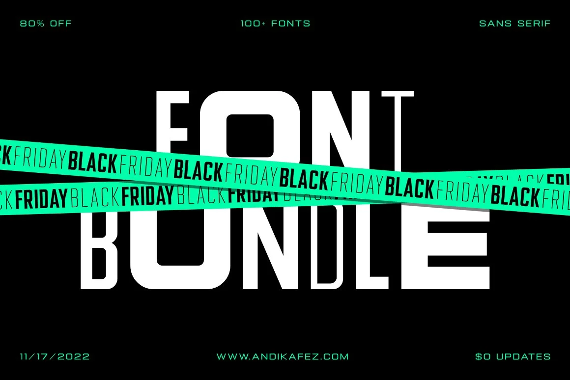 Black Friday Sans Serif Font