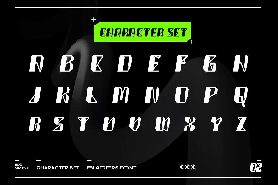 Bladers – Modern Techno Font 2