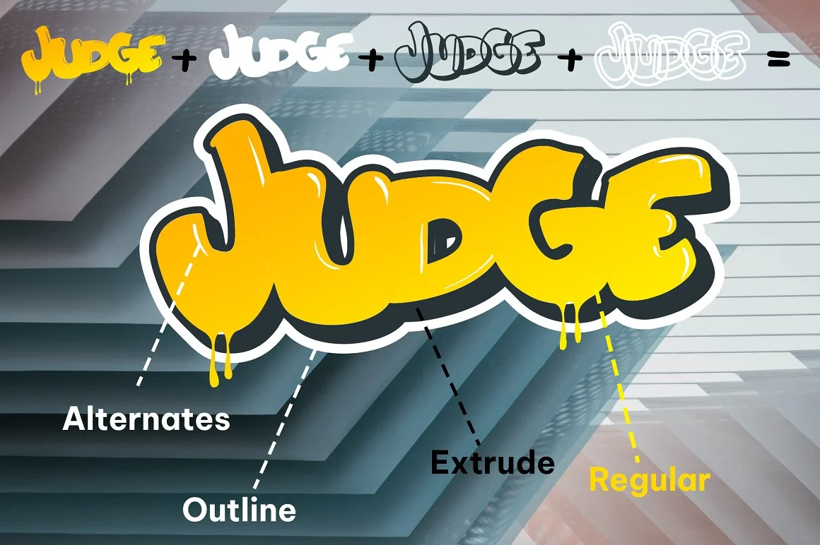 Justice - Display Font 2