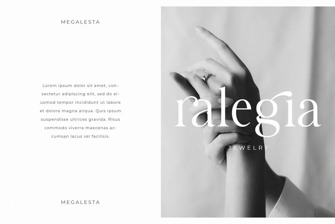 Megalesta Serif Typeface 2