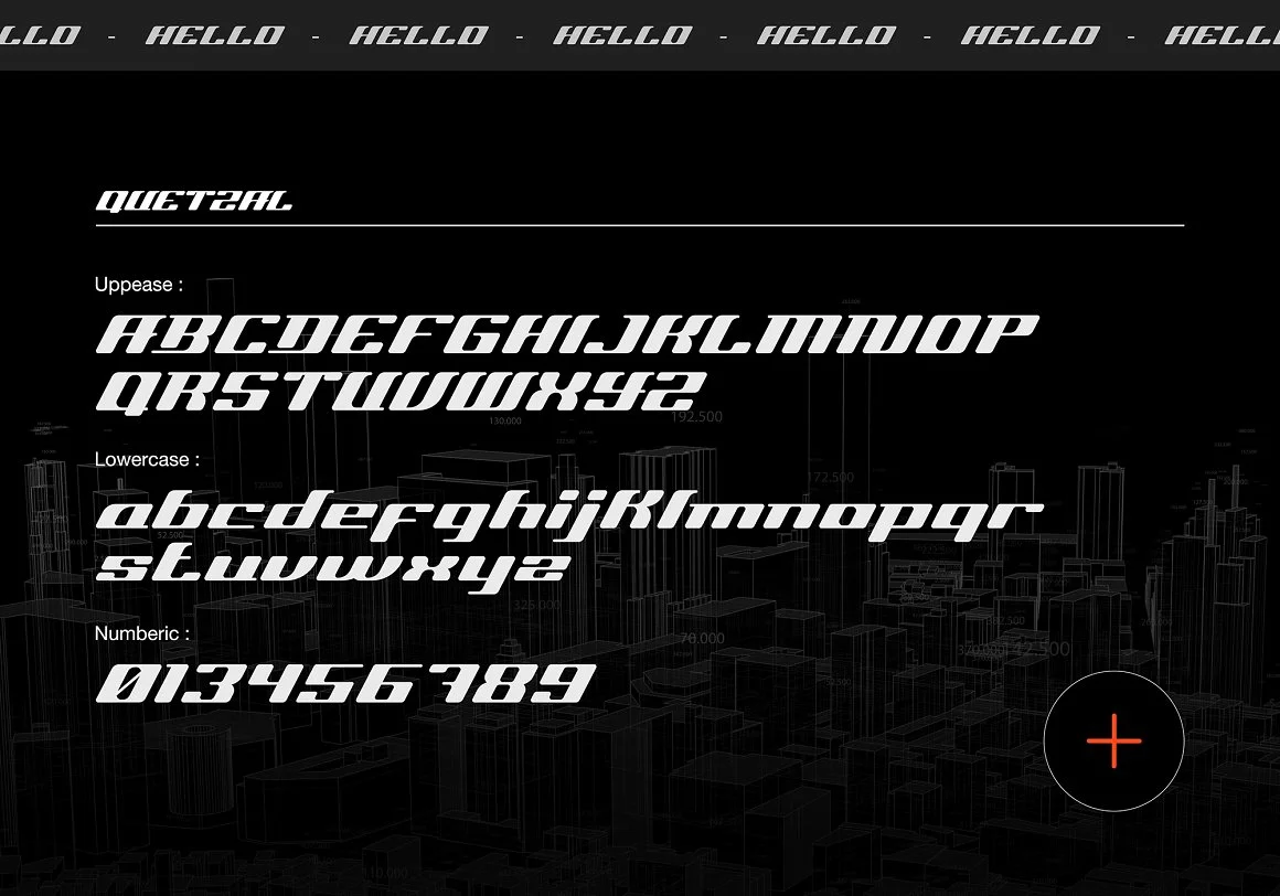 Quetzal - Display Font 2