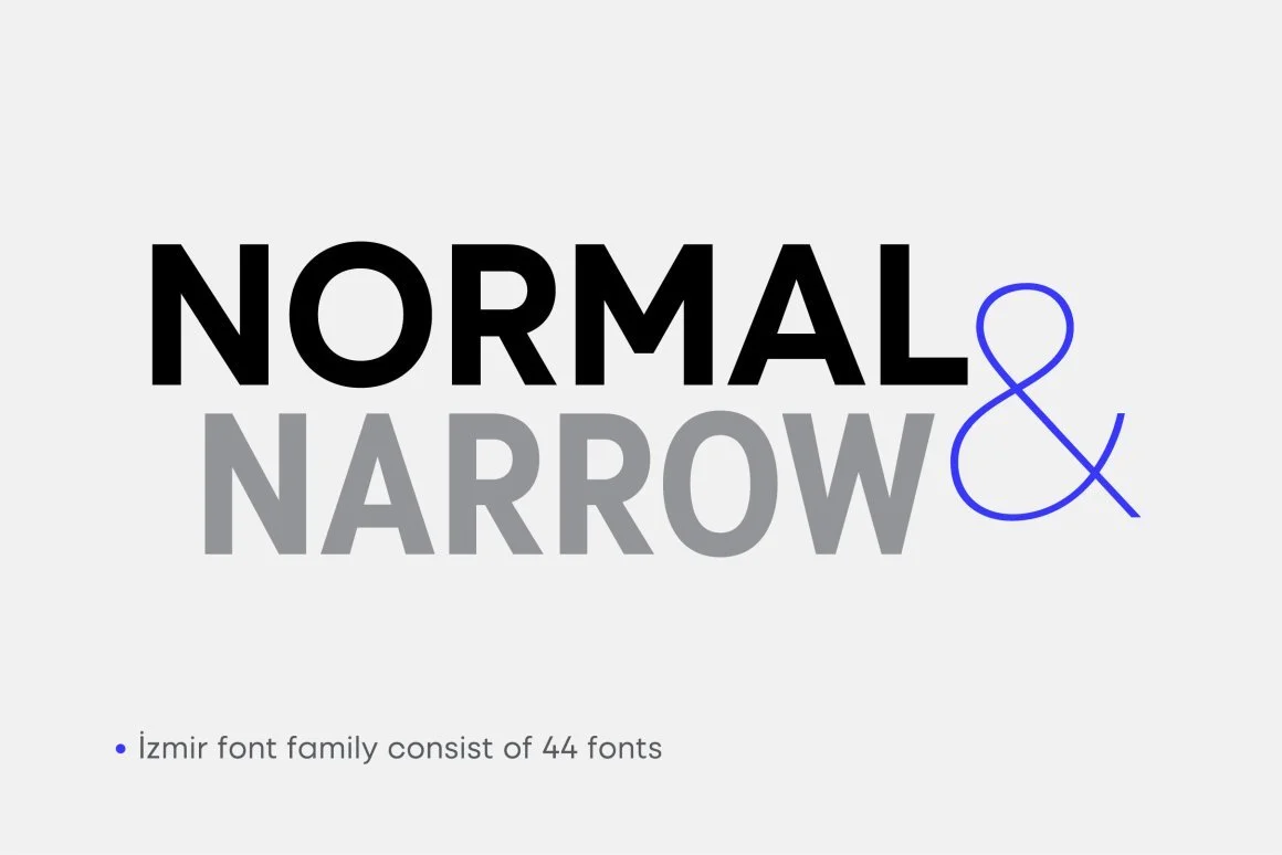 Izmir Font Family: A Versatile & Stylish Typeface