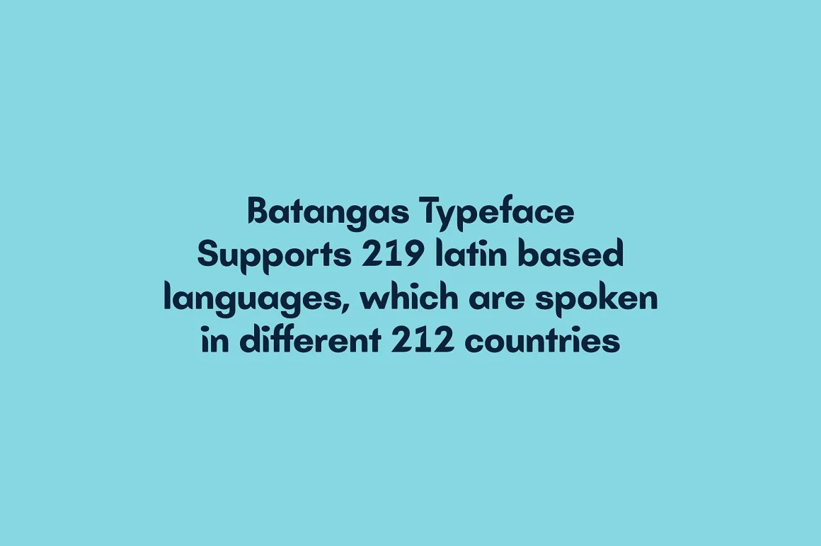 Batangas Typeface 2