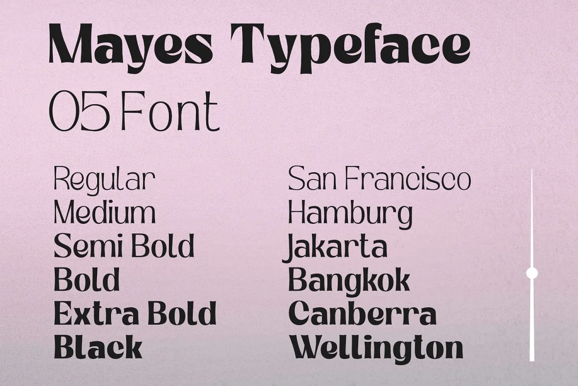 Mayes - Variable Font 3