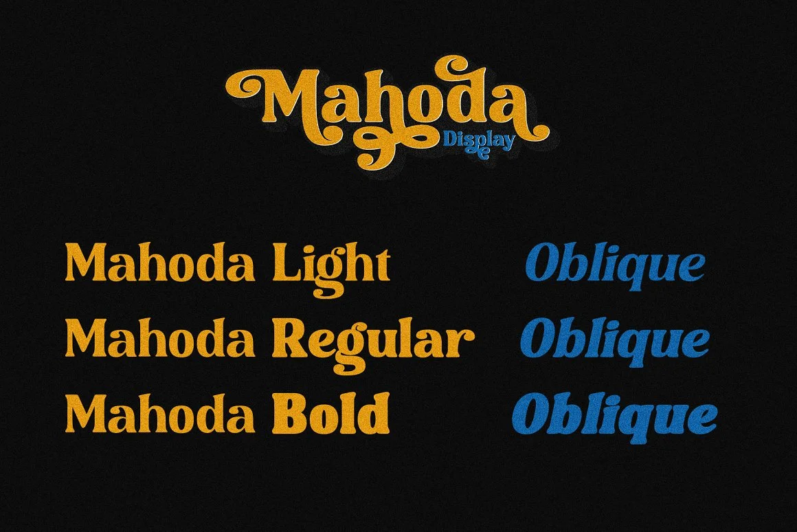 Mahoda Serif Font  3