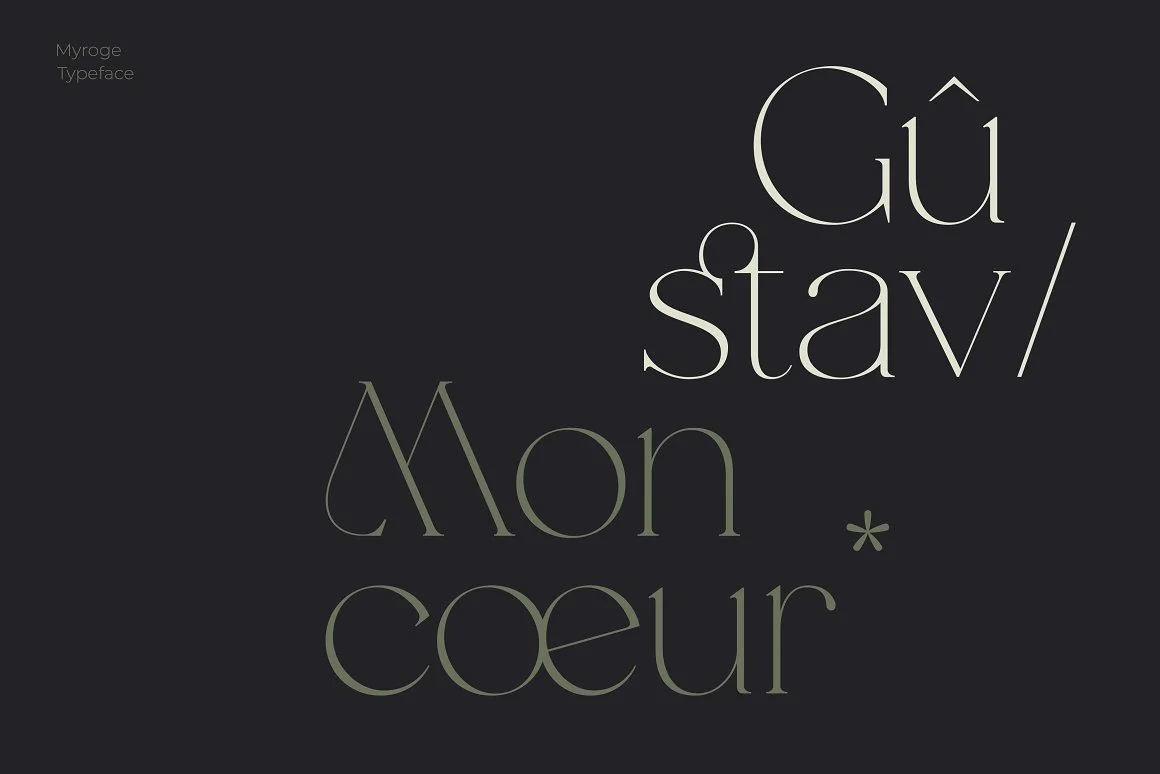 MYROGE elegant & stylish serif 3