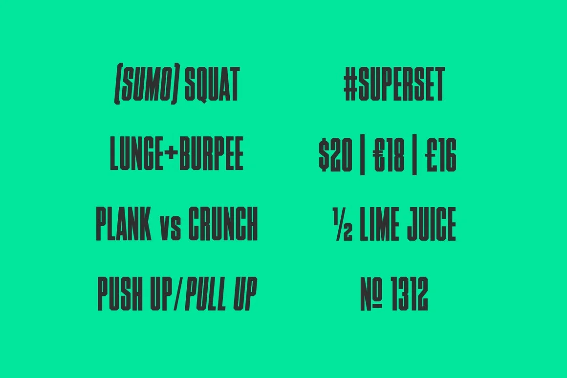 Superset Display Font 4