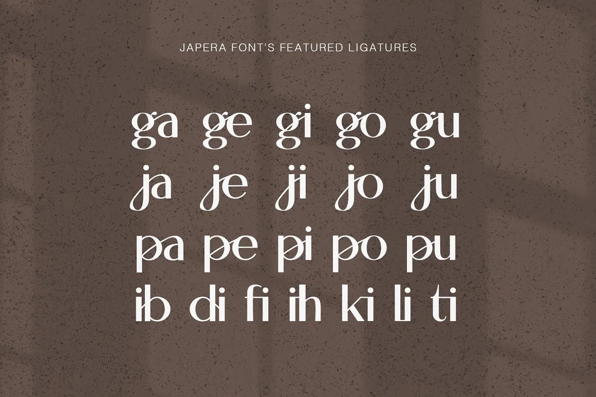 Japera Display Font 4