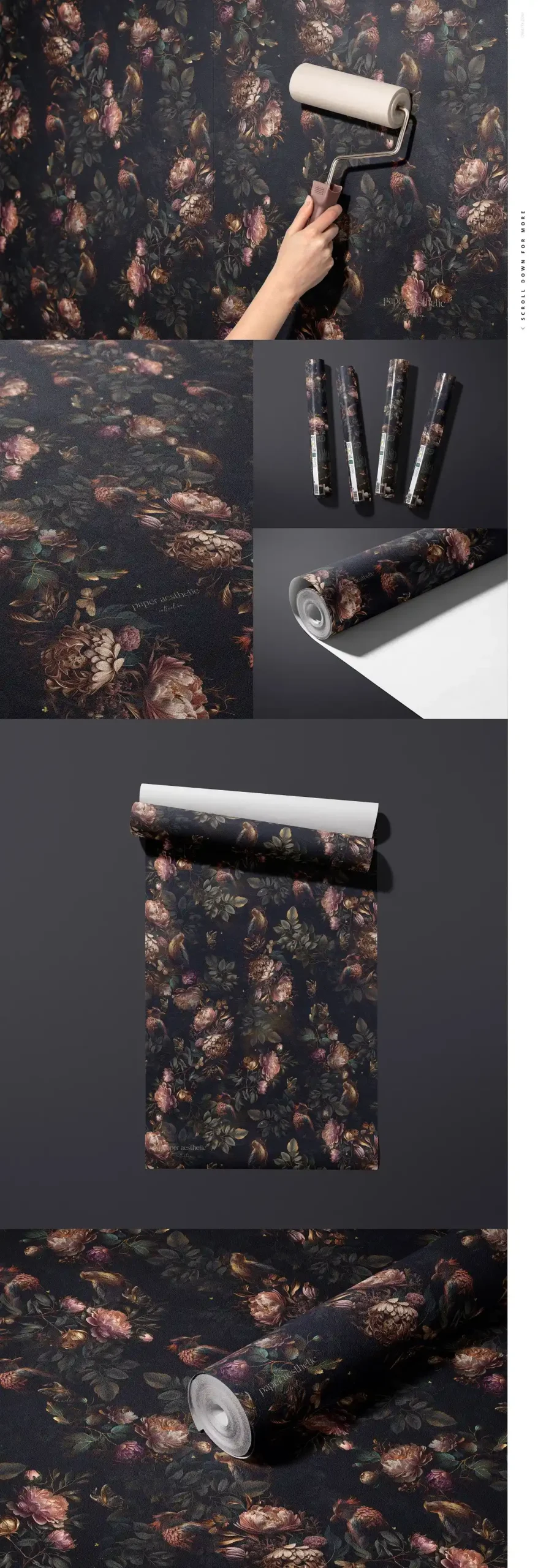 Vinyl Wallpaper Mockup Bundle 4