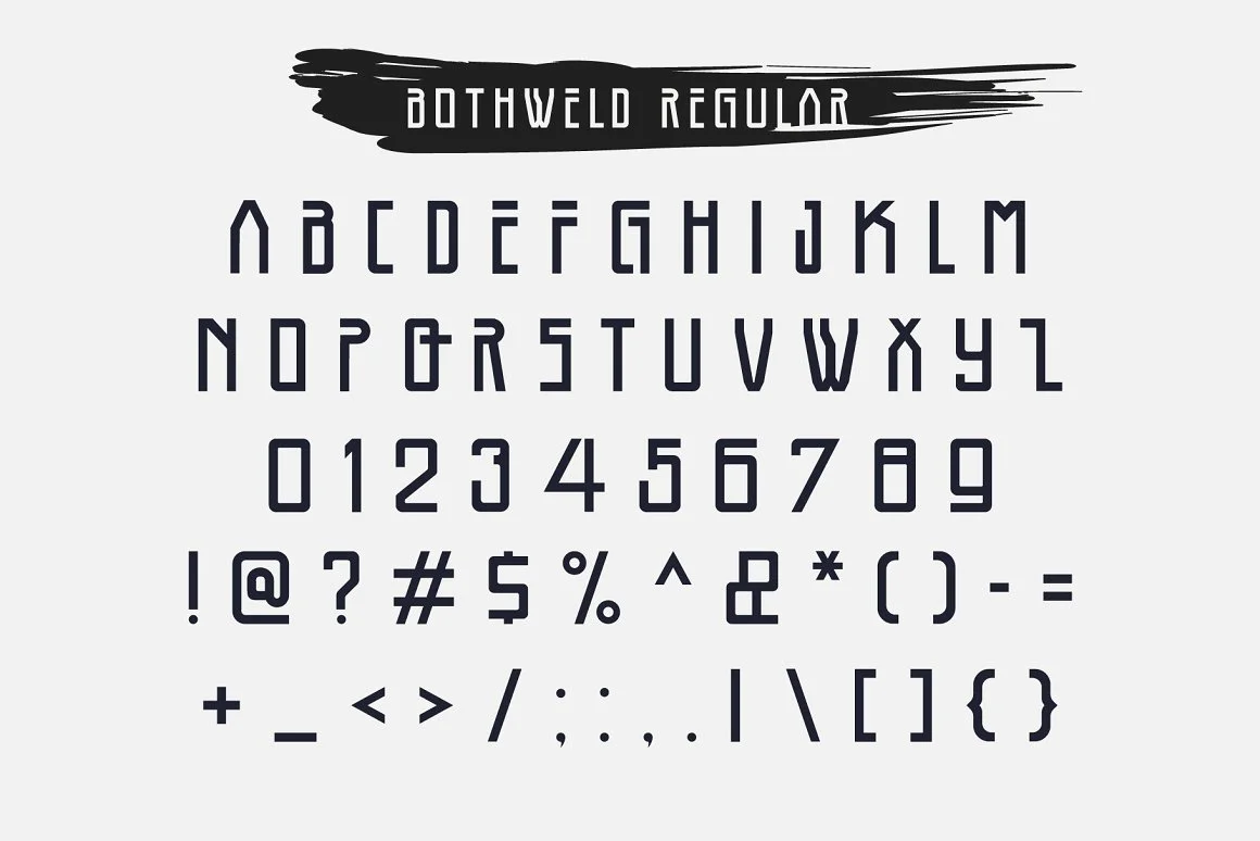 Bothweld Typeface 4