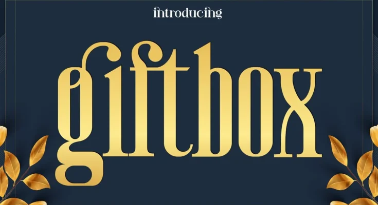 Giftbox Fonts