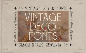 Vintage Decorative Fonts - 46 Fonts