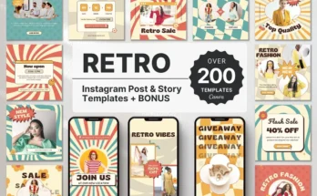 Retro Vibes Instagram Bundle