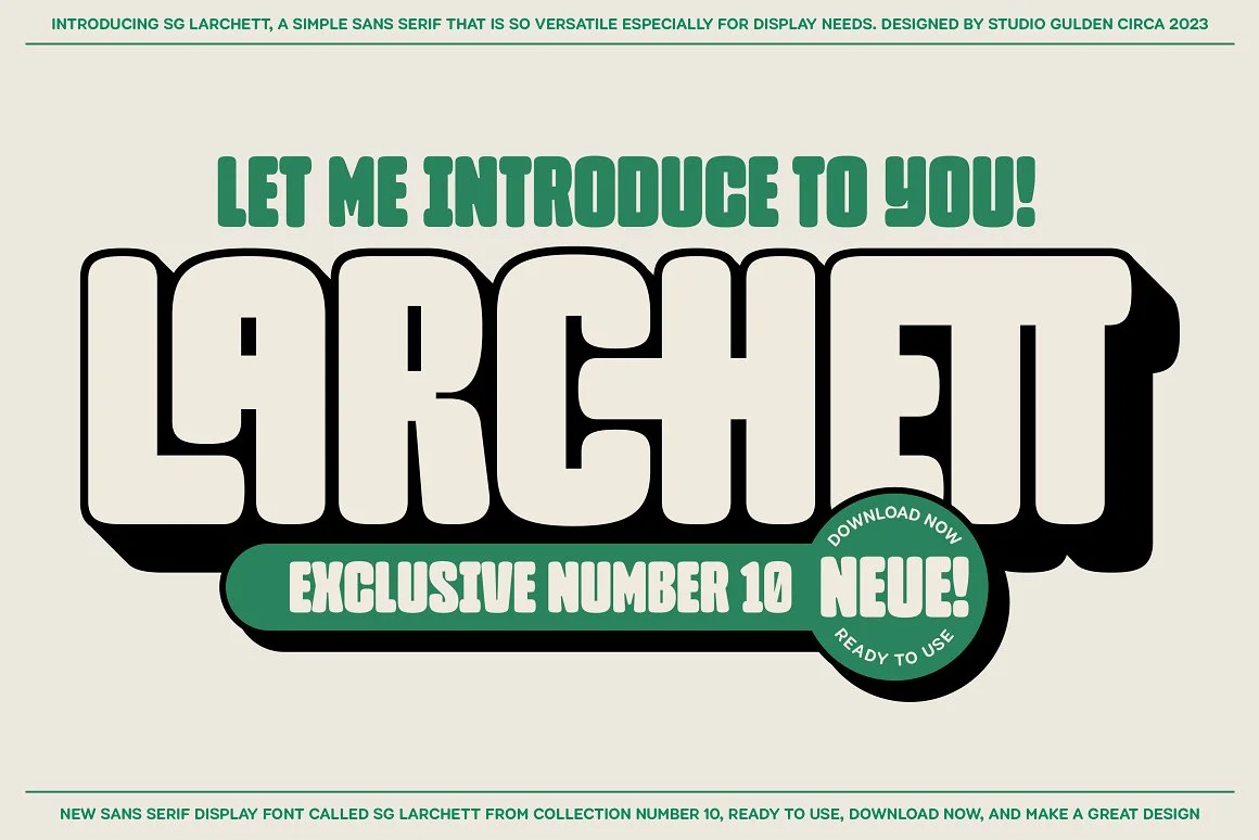 SG - LARCHETT Font