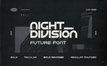Night Division – Future Font