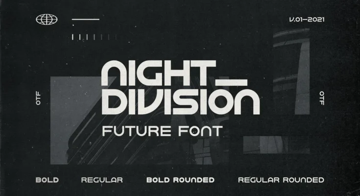 Night Division – Future Font