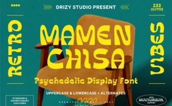 Mamenchisa Display Font