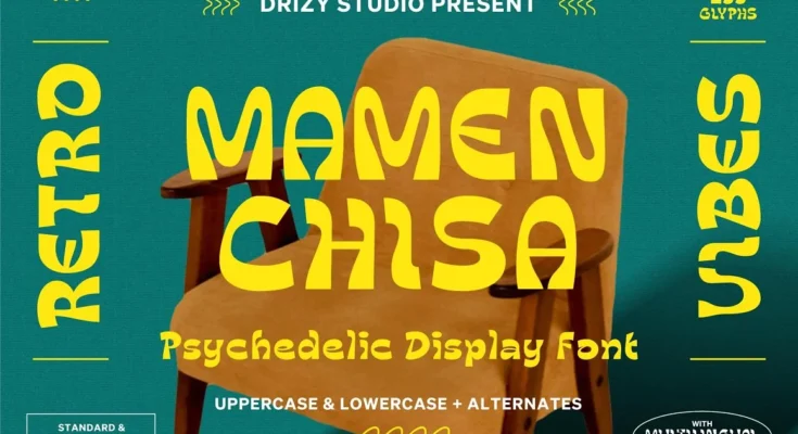 Mamenchisa Display Font