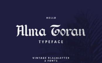 Alma Toran Typeface