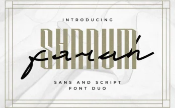 Farah Shanum - Font