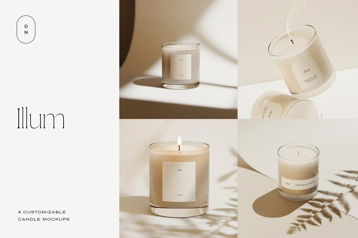 Candle Mockups