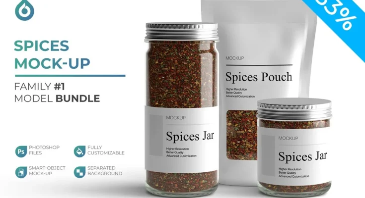 Spices Mockup