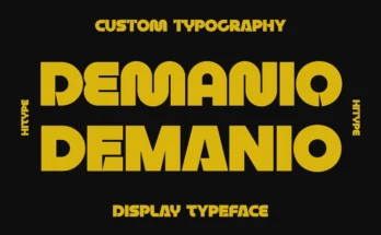 Demanio Display Typeface
