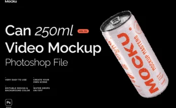 25cl Can Mockup