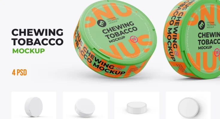 Snus Chewing Tobacco Mockup