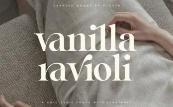 Vanilla Ravioli Chic Font