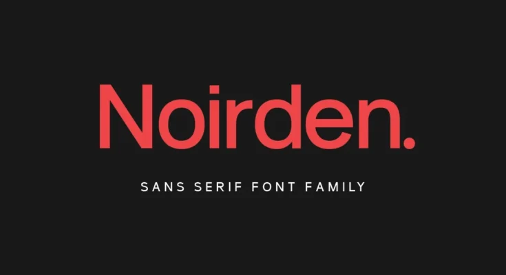 Noirden Sans Font