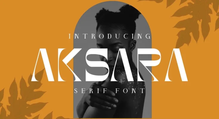 Akasara Modern Serif Font