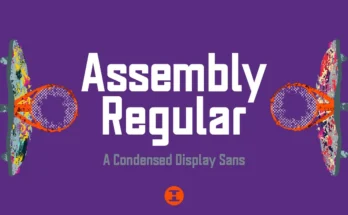 Assembly Regular Display Font