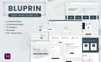 Bluprin AdobeXD Web Kit