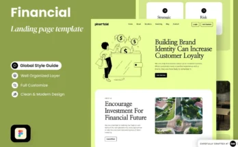 Financial Landing Page Template