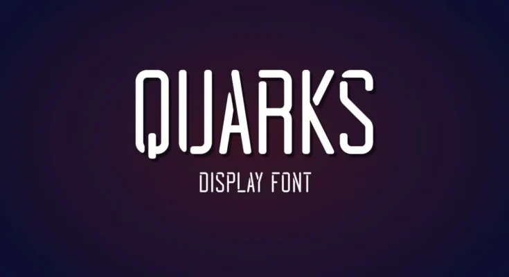 Quarks Display Font