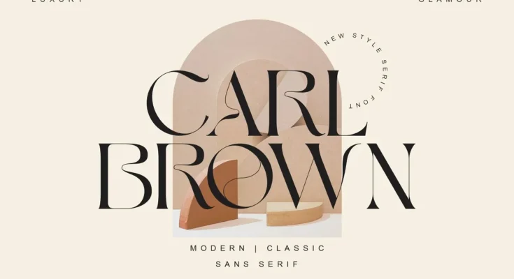 Carl Brown Serif Font