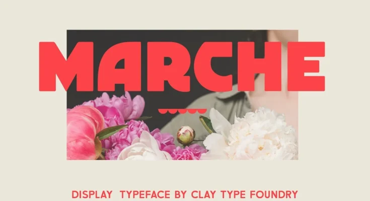 Marche Display Font