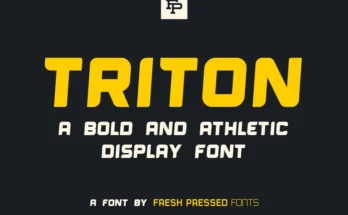 Triton Display Font