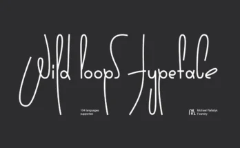 Wild Loops Font