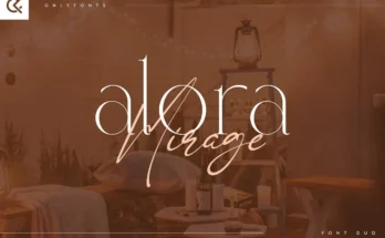 Alora and Mirage font