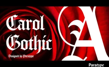 Carol Gothic Display Font