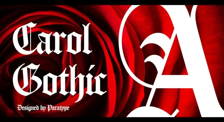 Carol Gothic Display Font