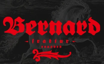 Bernard Fraktur Display Font