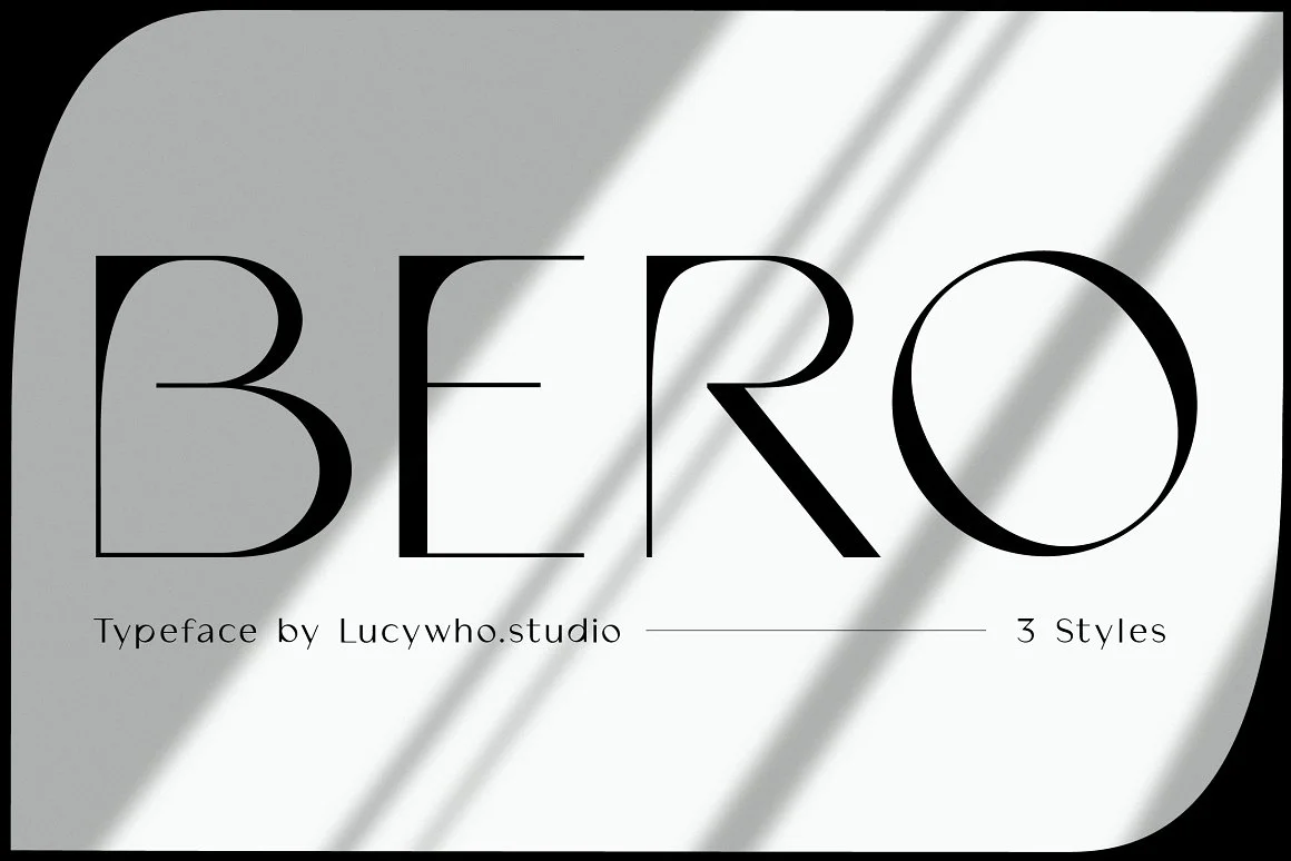 BERO Modern Typeface Font