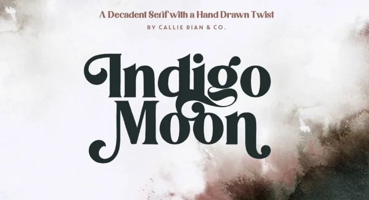 Indigo Moon Serif Font