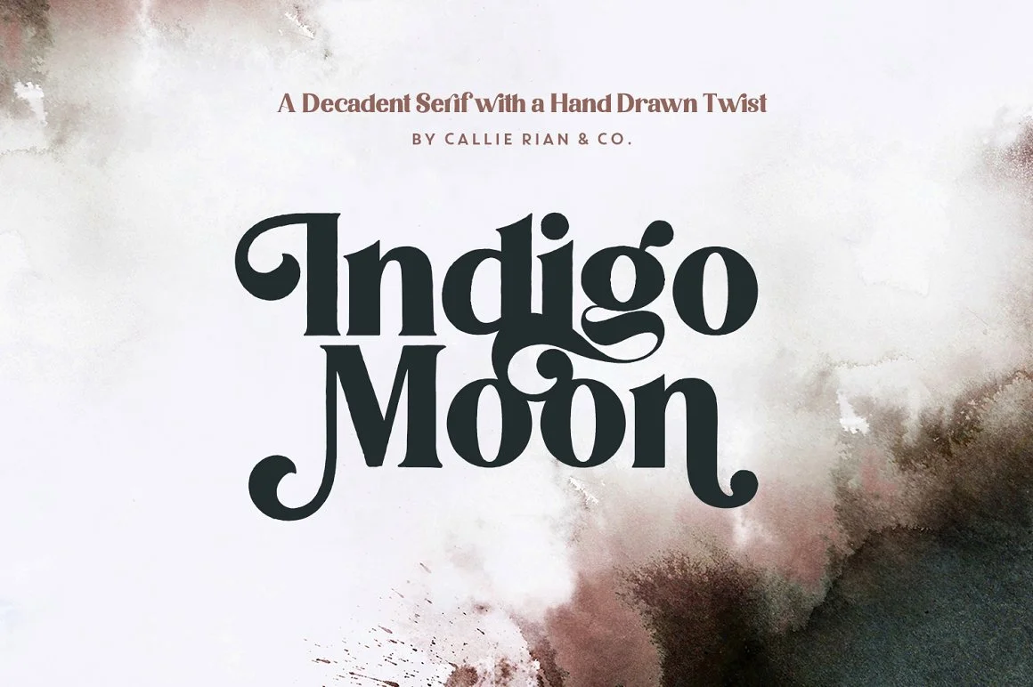 Indigo Moon Serif Font