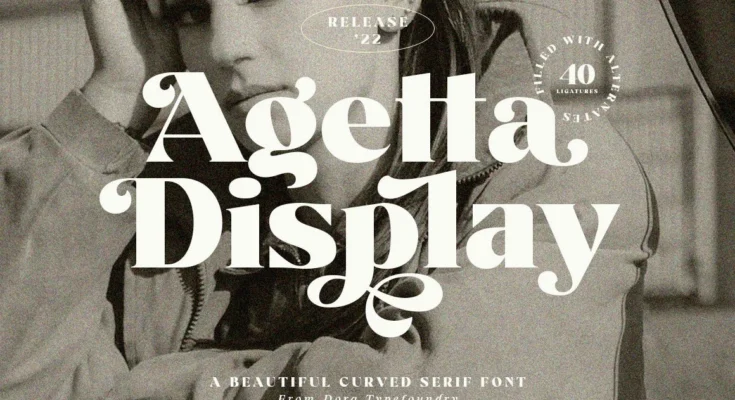 Agetta Display Font