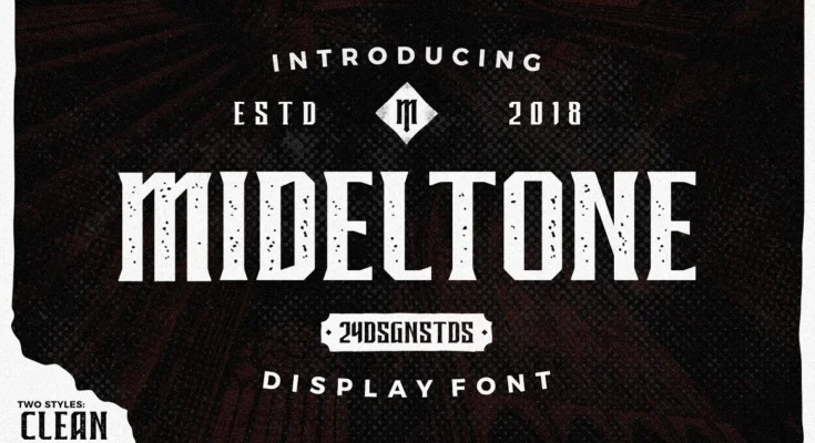 Mideltone Font