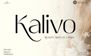 Kalivo - Beauty Display Font
